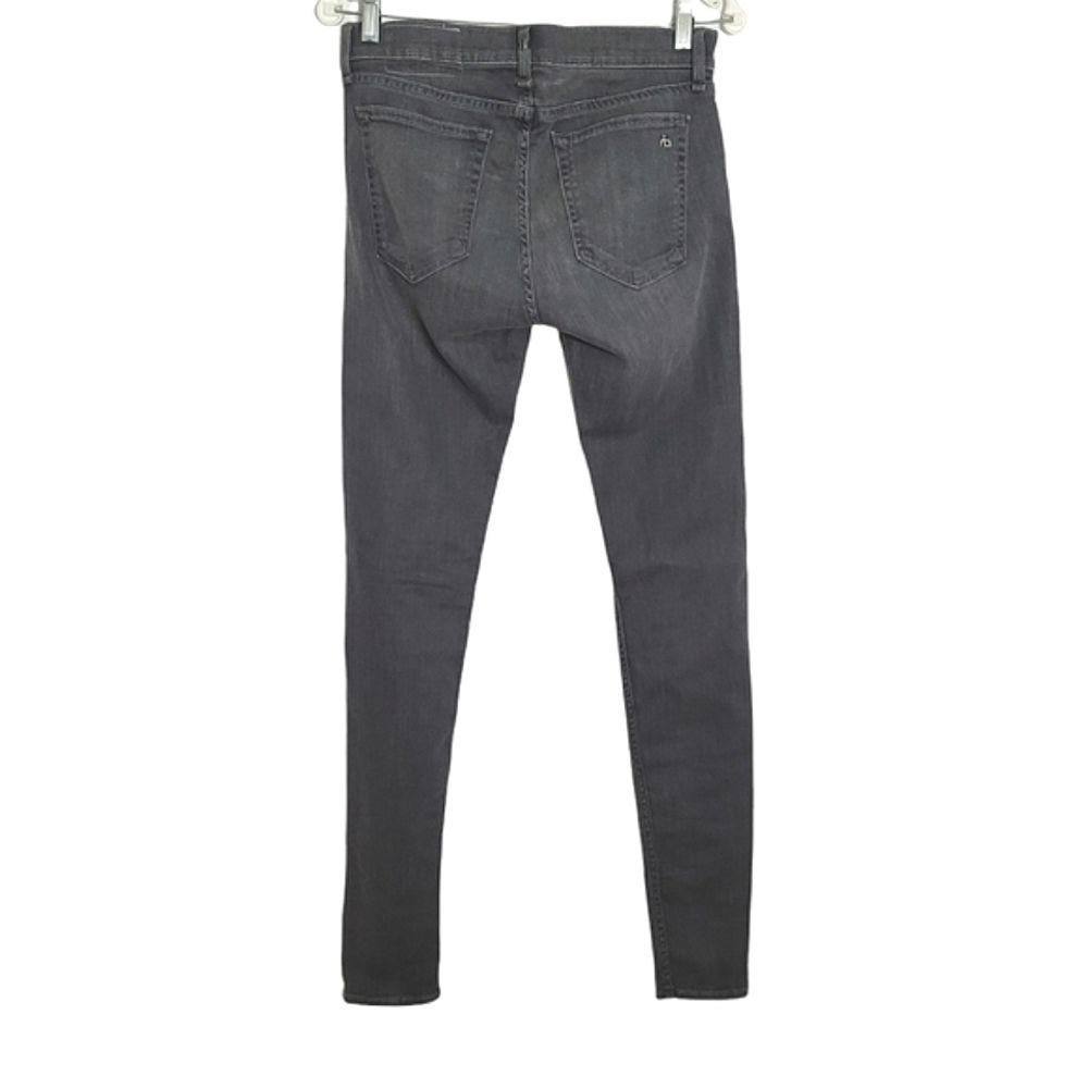 RAG & BONE Mens Jeans Grey Fit 1 Extra Slim Legs Button Fly Denim Size 31 - Picture 6 of 15